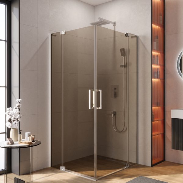 CEZARES - Душевой уголок  SLIDER-AH-2-70/80-100/110-BR-Cr