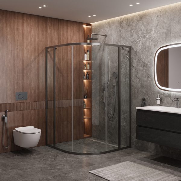 CEZARES - Душевой уголок  MOLVENO-R-11-90+30-C-GM-IV