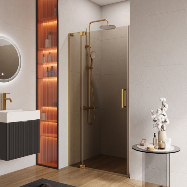 CEZARES - Душевая дверь в нишу  SLIDER-B-1-90/100-BR-BORO