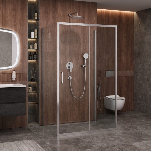 CEZARES - Душевой уголок  MOLVENO-AH-12-110/80-C-Cr-IV