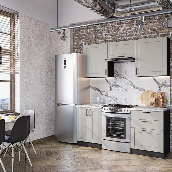 Кухня Vivat - Лофт-05 Grey Silk