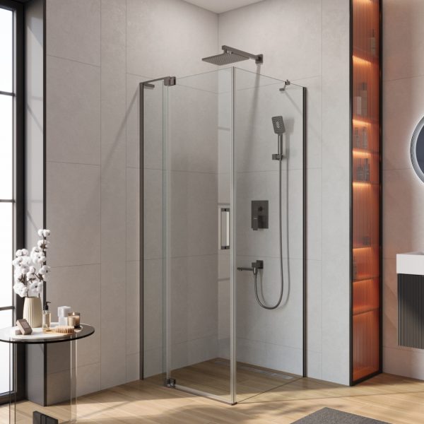 CEZARES - Душевой уголок  SLIDER-AH-1-80-70/80-C-GM