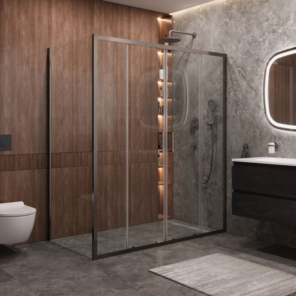 CEZARES - Душевой уголок  MOLVENO-AH-2/1-170/90-C-GM-IV