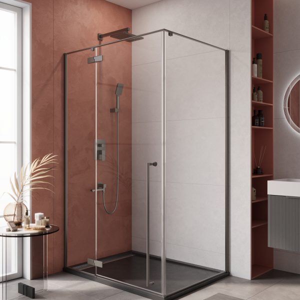 CEZARES - Душевой уголок  LINER-AH-1-120/90-C-GM-L