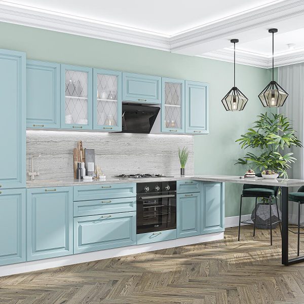 Кухня Vivat - Ницца-02 Голубой