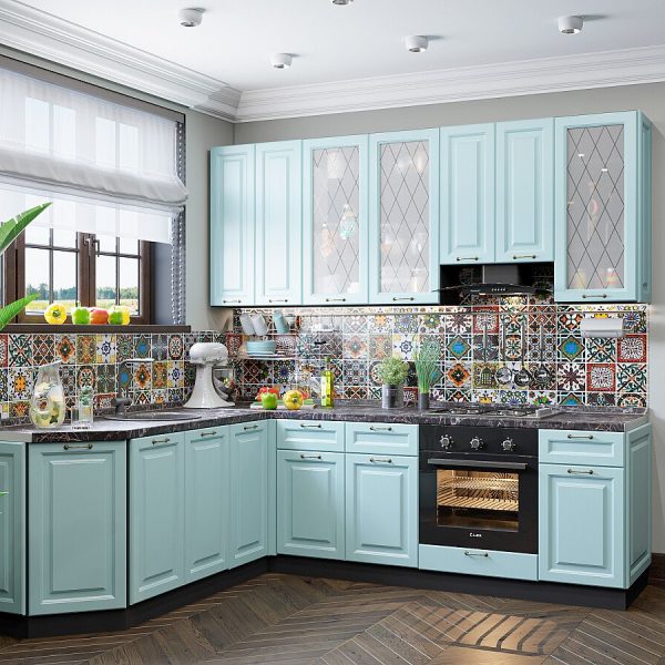 Кухня Vivat - Ницца-03 Голубой