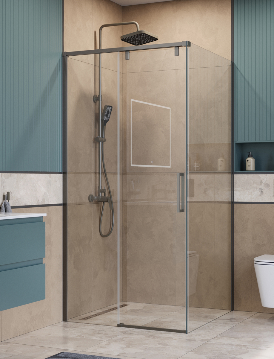 Душевой уголок BelBagno SOFT_CLOSE-1-A-1-100-C-GM