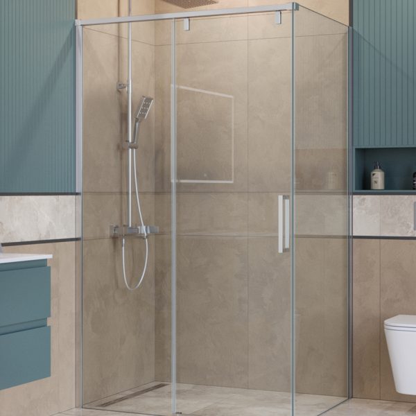 BelBagno - Душевой уголок  SOFT_CLOSE-1-AH-1-110/80-C-Cr