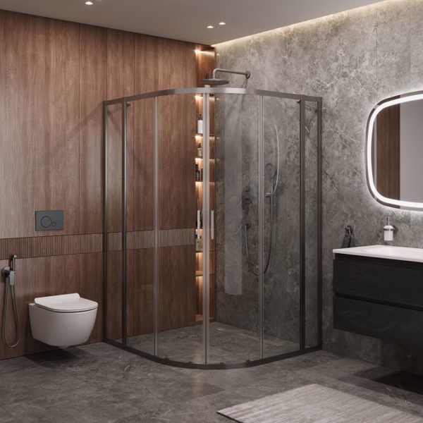 CEZARES - Душевой уголок  MOLVENO-RH-22-130/120-C-GM-IV