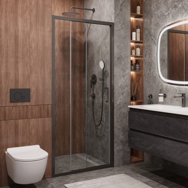 CEZARES - Душевая дверь  MOLVENO-BF-3-90-C-GM-IV