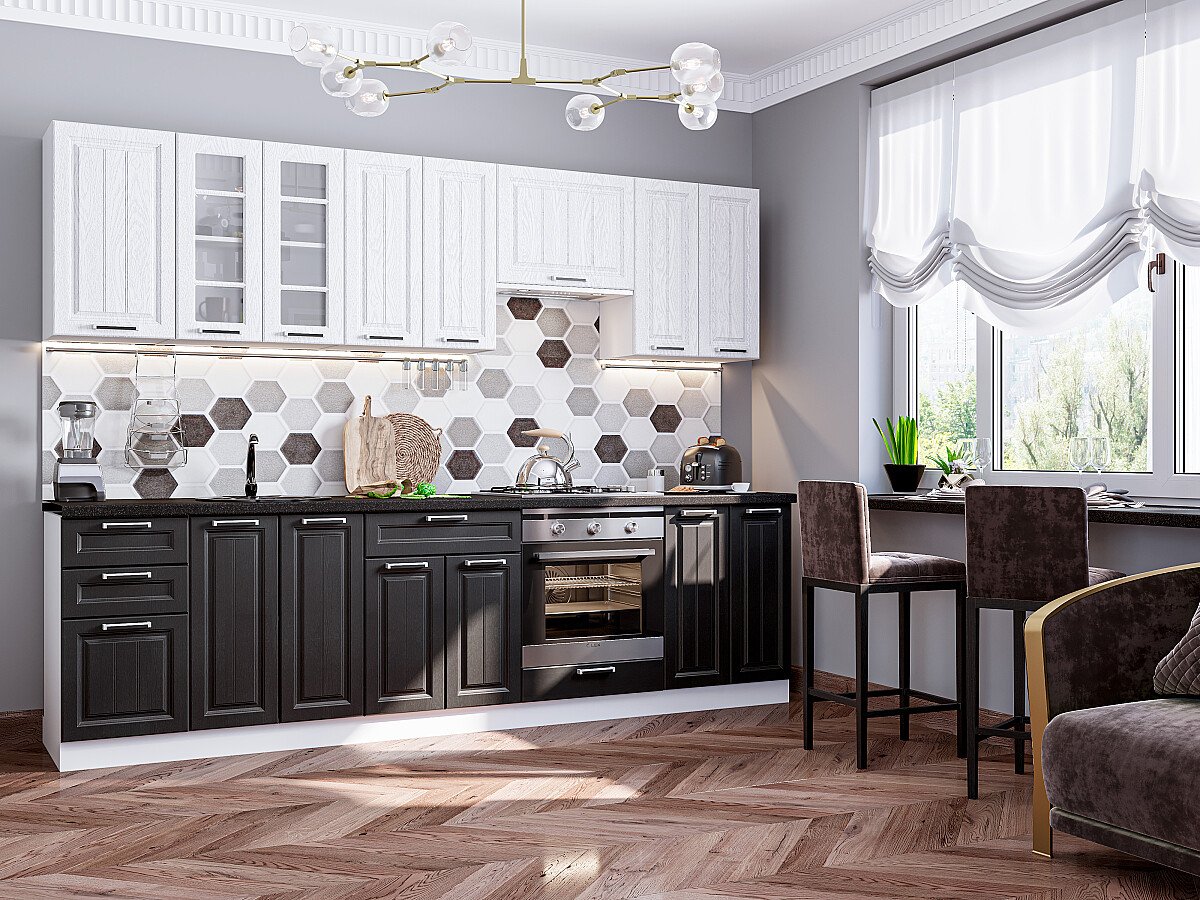 Прага-02 Белое дерево/Венге Премиум