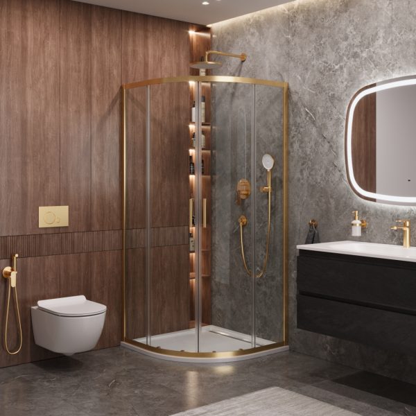 CEZARES - Душевой уголок  MOLVENO-R-2-100-C-BORO-IV