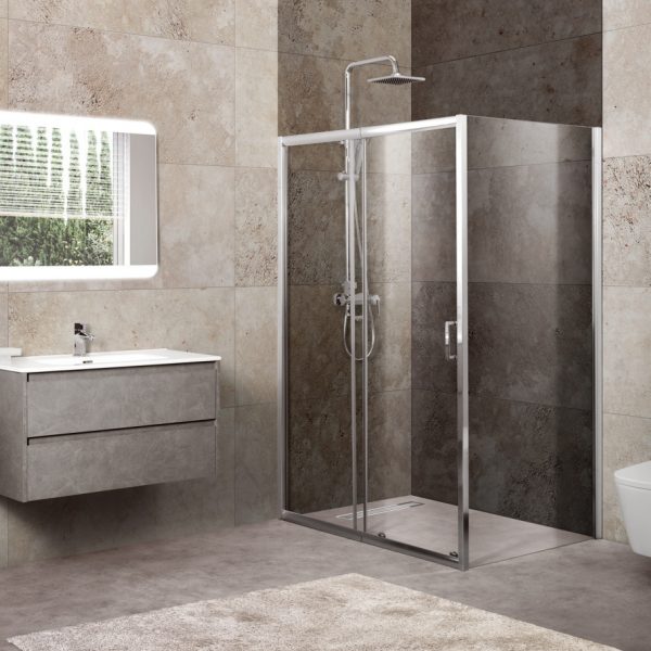 BelBagno - Душевой уголок  UNIQUE-AH-1-100/115-100-C-Cr