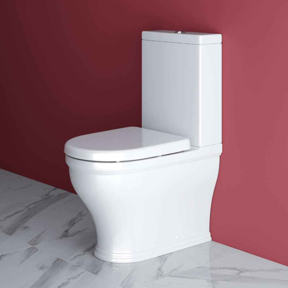 Унитаз-компакт безободковый CEZARES GIUBILEO CZR-165-CPR