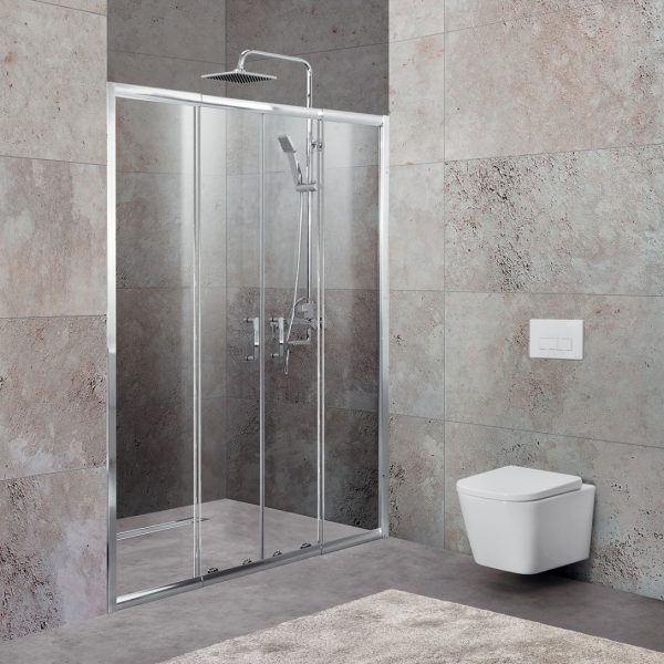 BelBagno - Душевая дверь  UNIQUE-BF-2-150/180-C-Cr