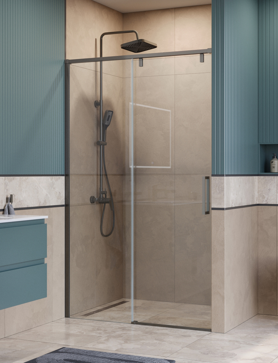 Душевая дверь BelBagno SOFT_CLOSE-1-BF-1-110-C-GM