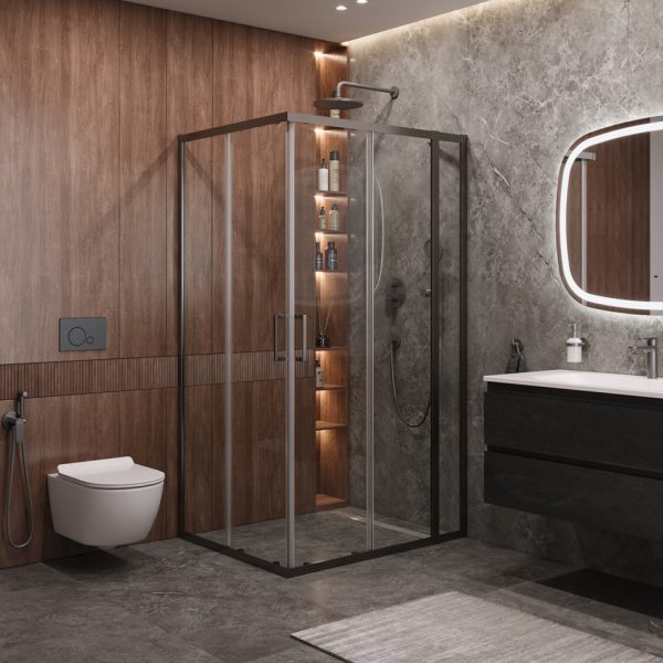 CEZARES - Душевой уголок  MOLVENO-AH-21-90+30-C-GM-IV