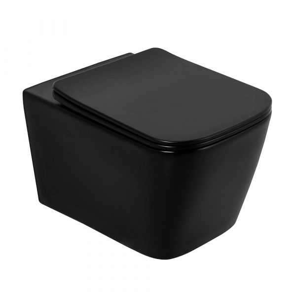 BelBagno - Унитаз подвесной безободковый  ARDENTE-C BB3202CHR-MB