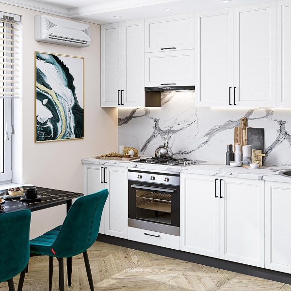 Кухня Vivat - Сканди-03 White Silkwood