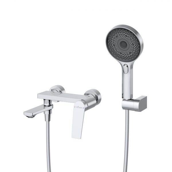 CEZARES - Смеситель для ванны и душа в комплекте с ручным душем, шлангом и держателем  COMFORT-VD-01