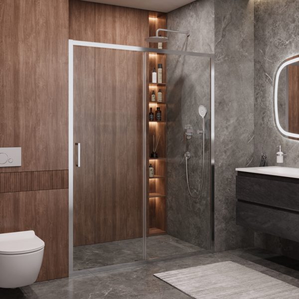 CEZARES - Душевая дверь  MOLVENO-BF-1-160-C-Cr-IV