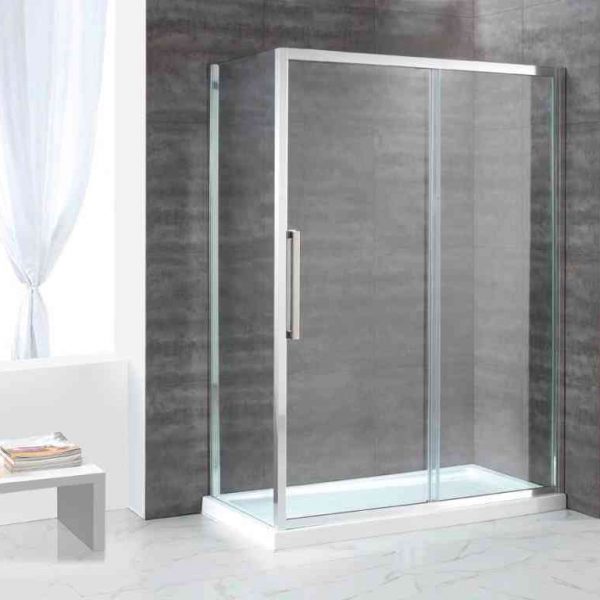 CEZARES - Душевой уголок  LUX-SOFT-W-AH-1-130/90-C-Cr-IV