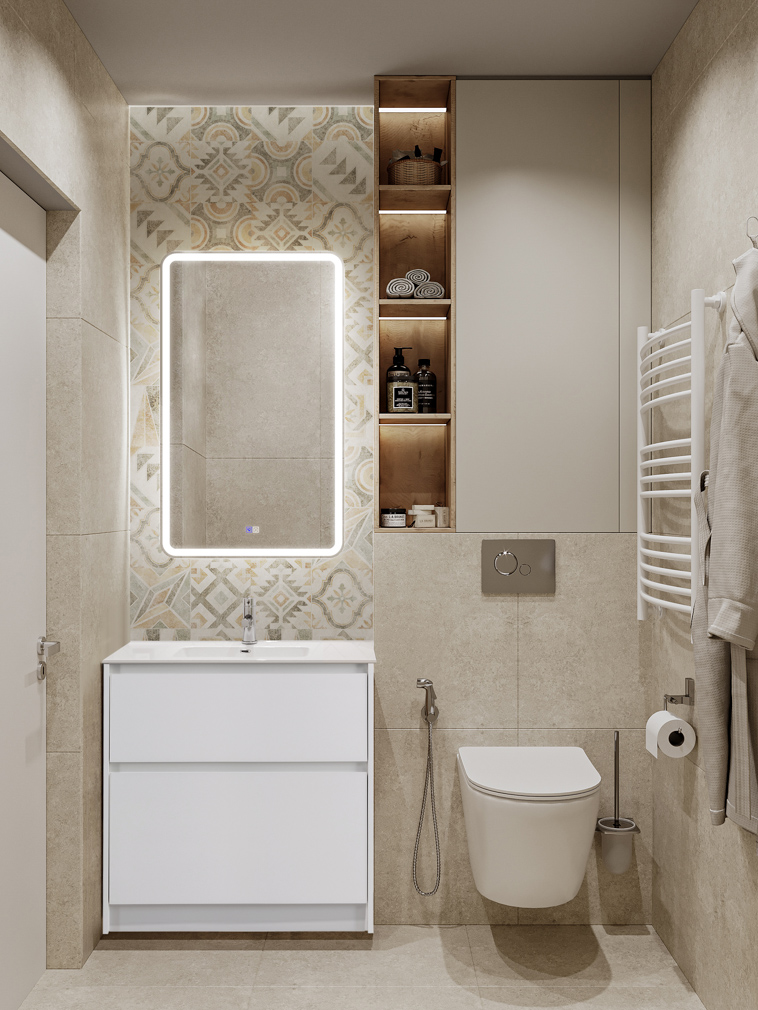 Тумба с раковиной напольная BelBagno KRAFT 39 70 Bianco Opaco, раковина белая