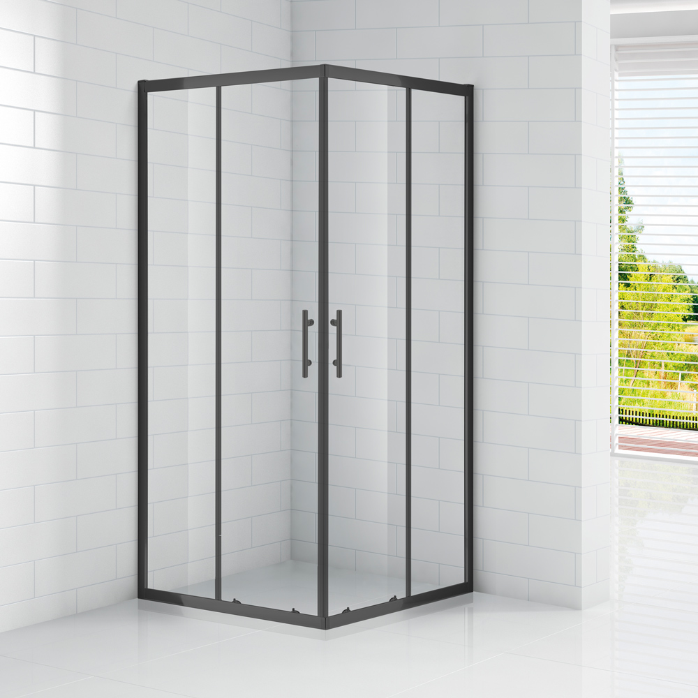 Душевой уголок CEZARES ECO-O-A-2-90-C-NERO