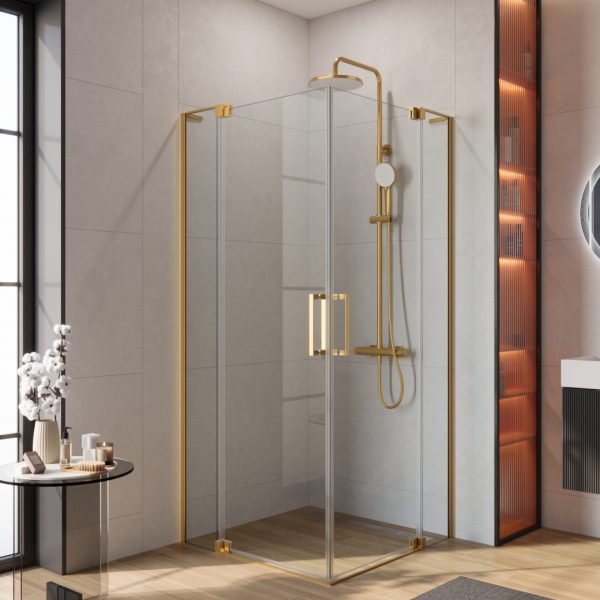 CEZARES - Душевой уголок  SLIDER-A-2-80/90-C-BORO
