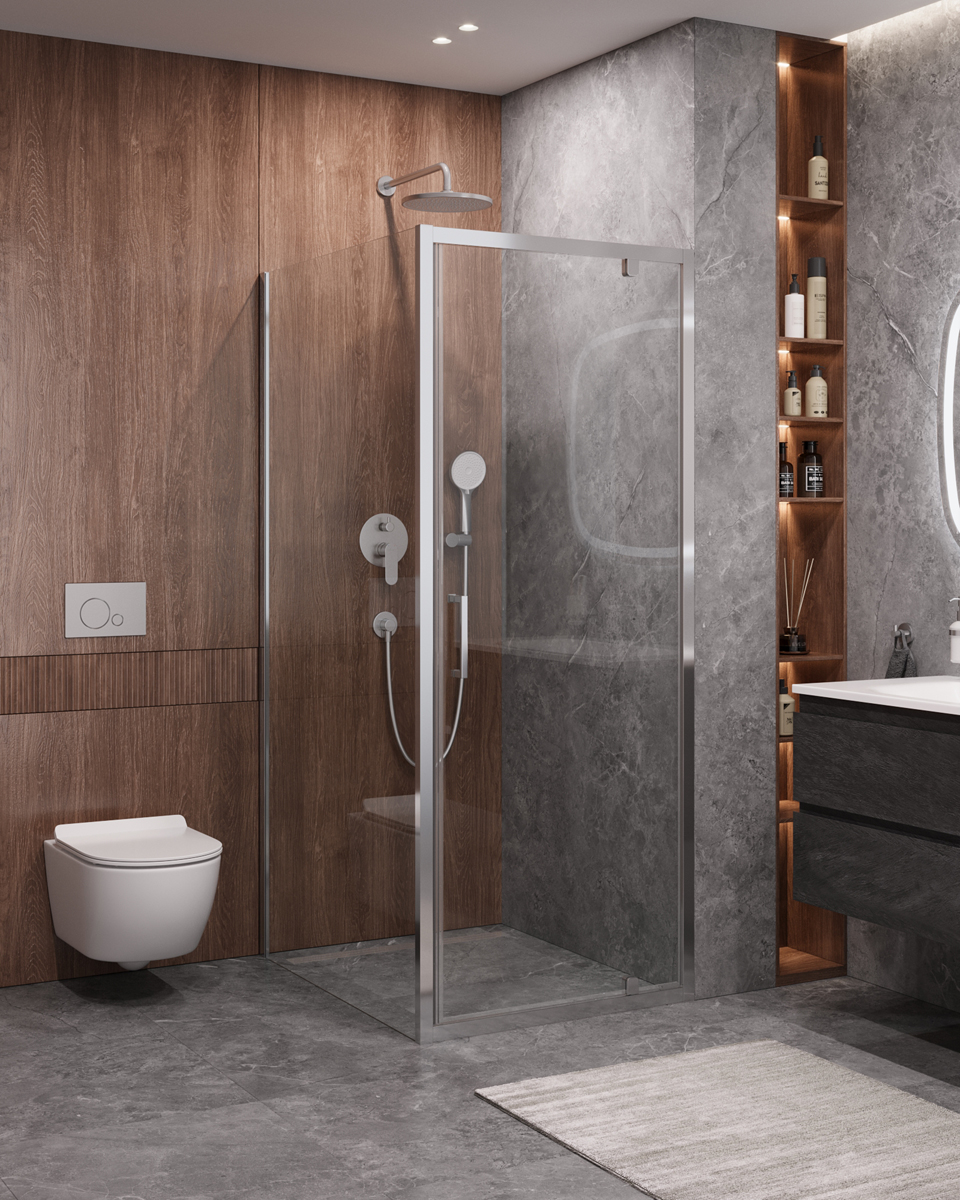 Душевой уголок CEZARES MOLVENO-AH-1-80/100-C-Cr-IV