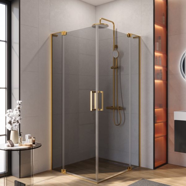 CEZARES - Душевой уголок  SLIDER-AH-2-70/80-100/110-GRIGIO-BORO