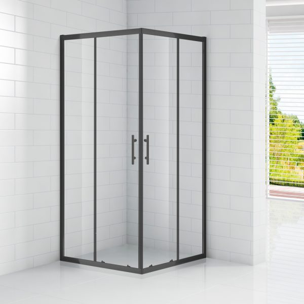 CEZARES - Душевой уголок  ECO-O-A-2-100-C-NERO