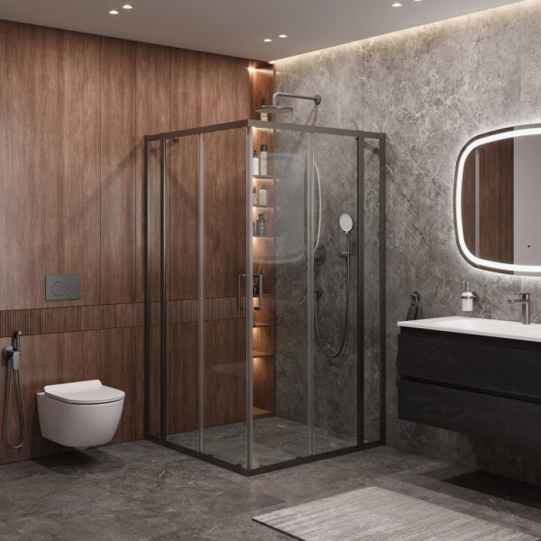 CEZARES - Душевой уголок  MOLVENO-A-22-100+30-C-GM-IV