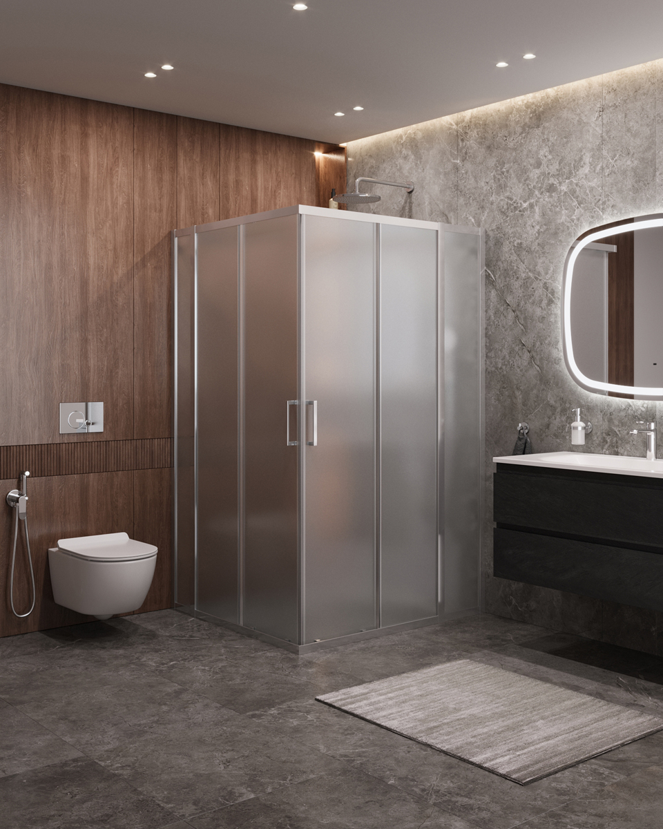 Душевой уголок CEZARES MOLVENO-AH-22-120/110-P-Cr