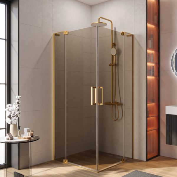 CEZARES - Душевой уголок  SLIDER-A-2-90/100-BR-BORO