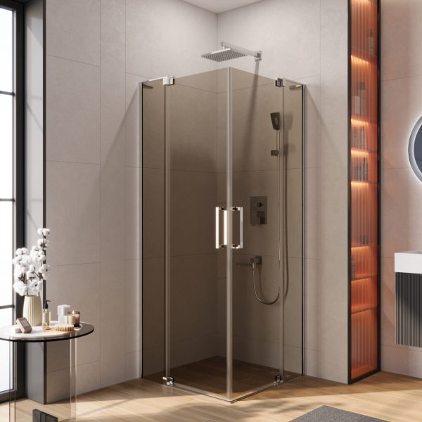 CEZARES - Душевой уголок  SLIDER-A-2-70/80-BR-Cr