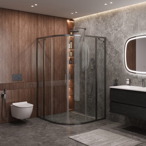 CEZARES - Душевой уголок  MOLVENO-R-22-100+30-C-GM-IV