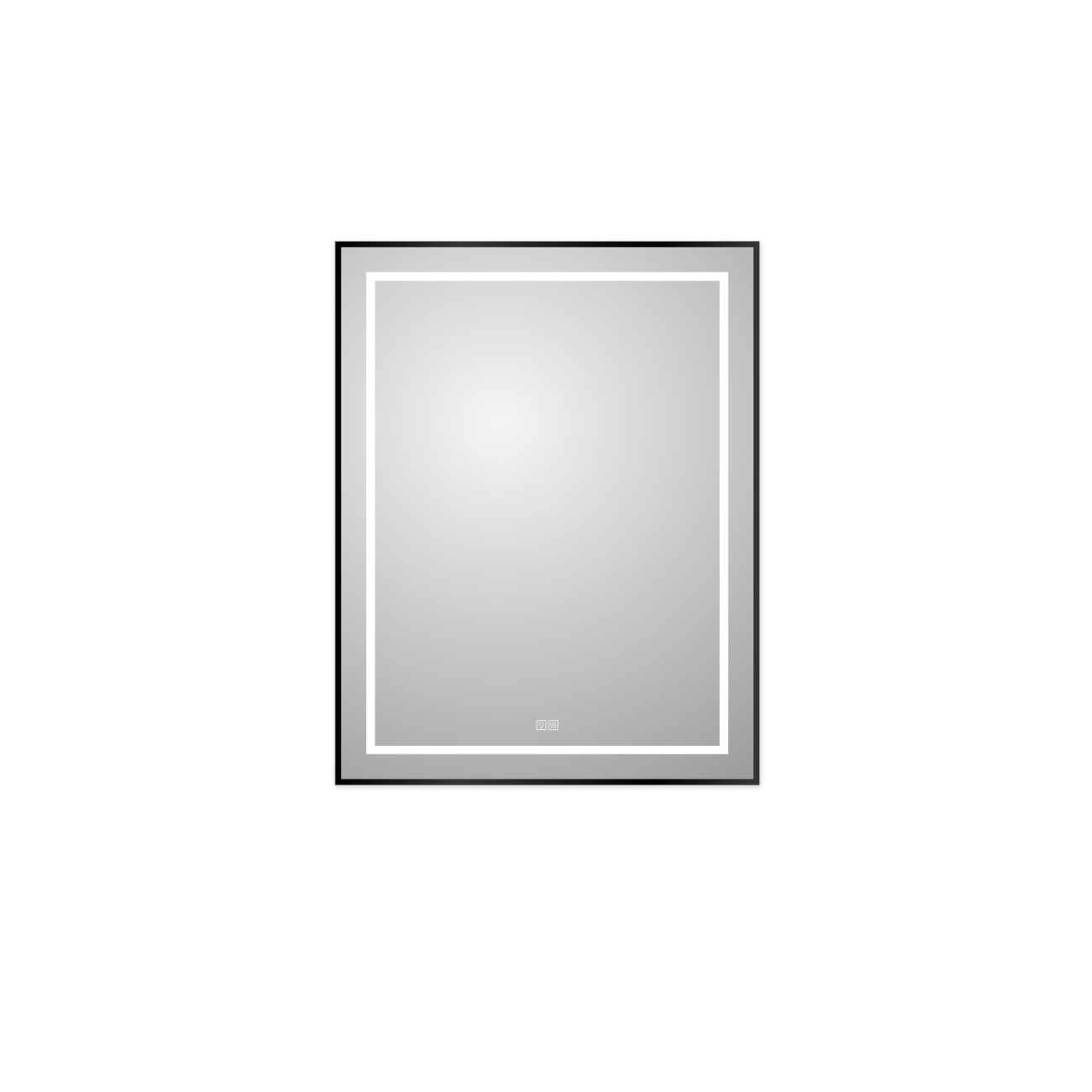 Зеркало BelBagno SPC-KRAFT-700-900-LED-TCH-WARM-NERO