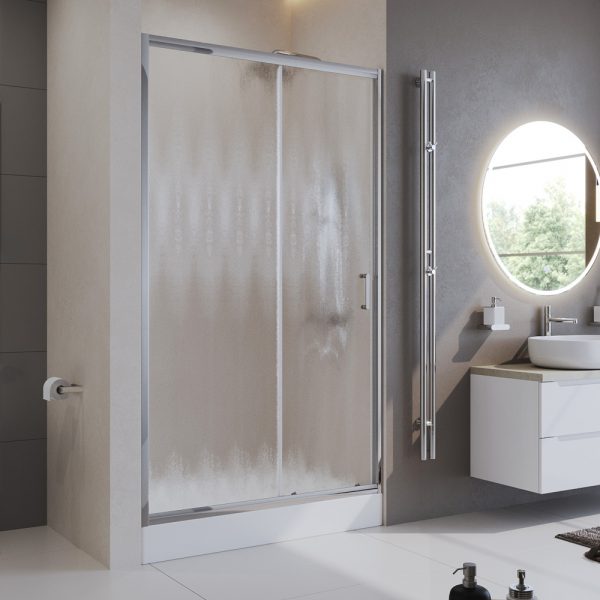 BelBagno - Душевая дверь  UNO-195-BF-1-140-CH-CR