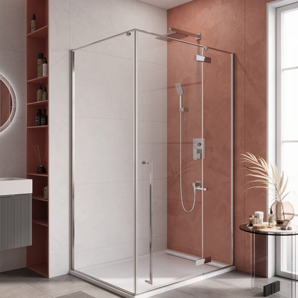 CEZARES - Душевой уголок  LINER-AH-1-120/90-C-Cr-R