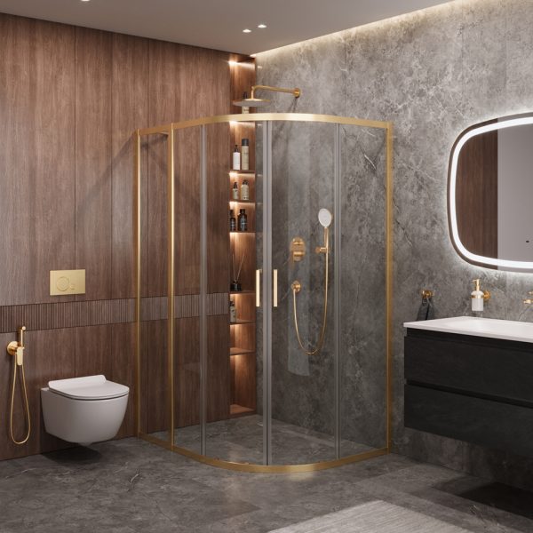 CEZARES - Душевой уголок  MOLVENO-RH-2-120/100-C-BORO-IV