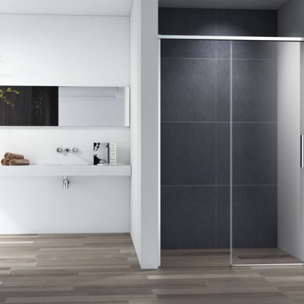 CEZARES - Душевая дверь с доводчиками  DUET SOFT-BF-1-110-C-Cr