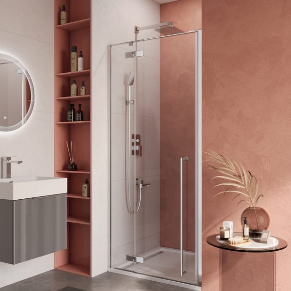 CEZARES - Душевая дверь  LINER-B-12-90-C-Cr-L