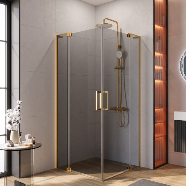 CEZARES - Душевой уголок  SLIDER-A-2-100/110-GRIGIO-BORO