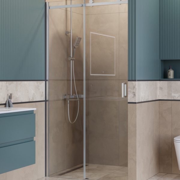 BelBagno - Душевая дверь  SOFT_CLOSE-2-BF-1-100-C-Cr