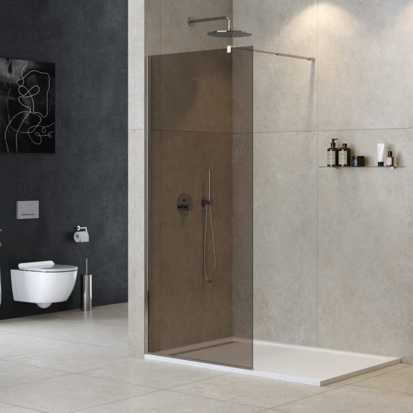 CEZARES - Душевая перегородка  LIBERTA-L-1-40-BR-Cr