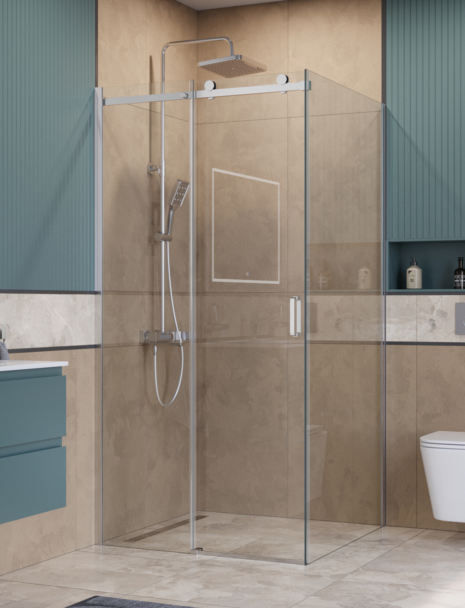 Душевой уголок BelBagno SOFT_CLOSE-2-A-1-100-C-Cr