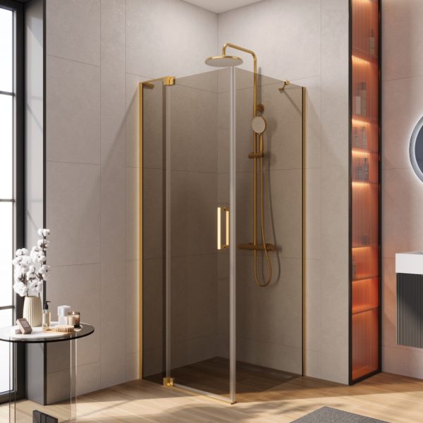 CEZARES - Душевой уголок  SLIDER-AH-1-80-70/80-BR-BORO