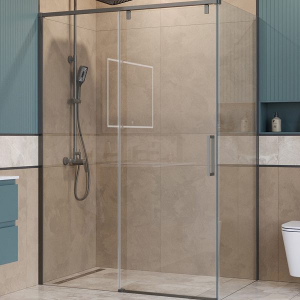 BelBagno - Душевой уголок  SOFT_CLOSE-1-AH-1-140/80-C-GM