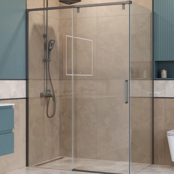 BelBagno - Душевой уголок  SOFT_CLOSE-1-AH-1-160/80-C-GM